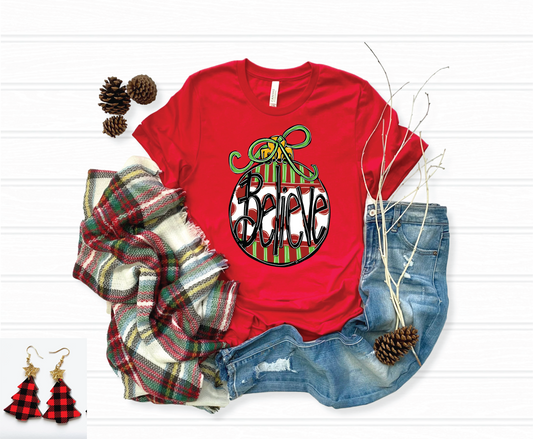 Believe Ornament Tee