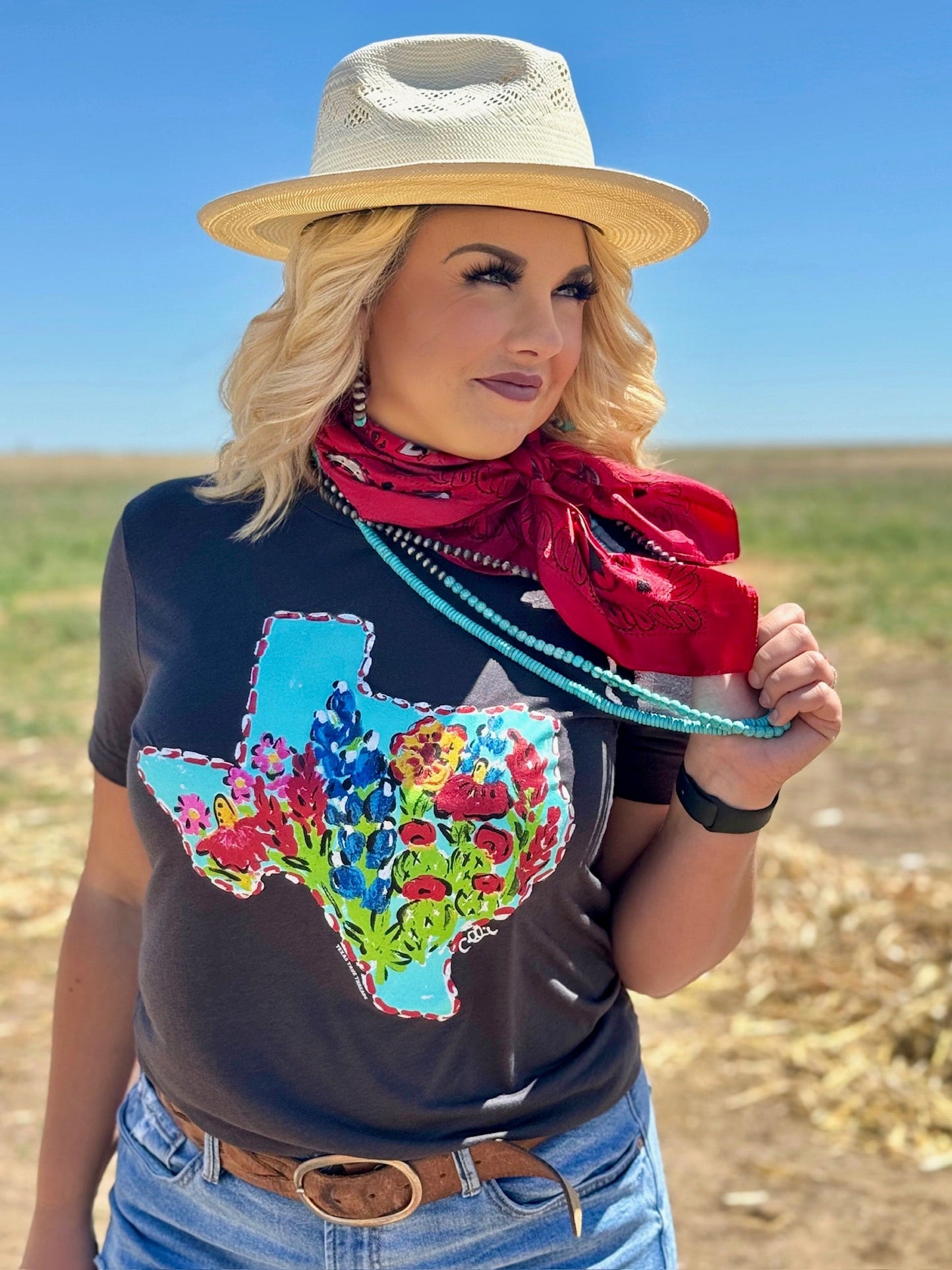 Callie Ann Stelter Bluebonnet Texas Tee